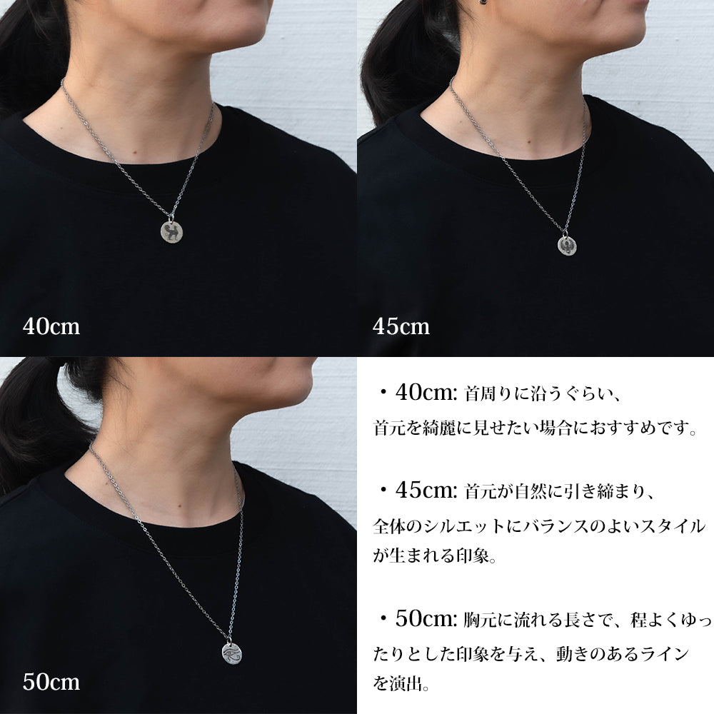 レディース シルバー925 ハンドメイド 選べる 古代エジプト モチーフ ネックレス 小豆チェーン 40cm 45cm 50cm 槌目加工 ペンダント 守護 お守り 洗練 大人 カジュアル デザイン