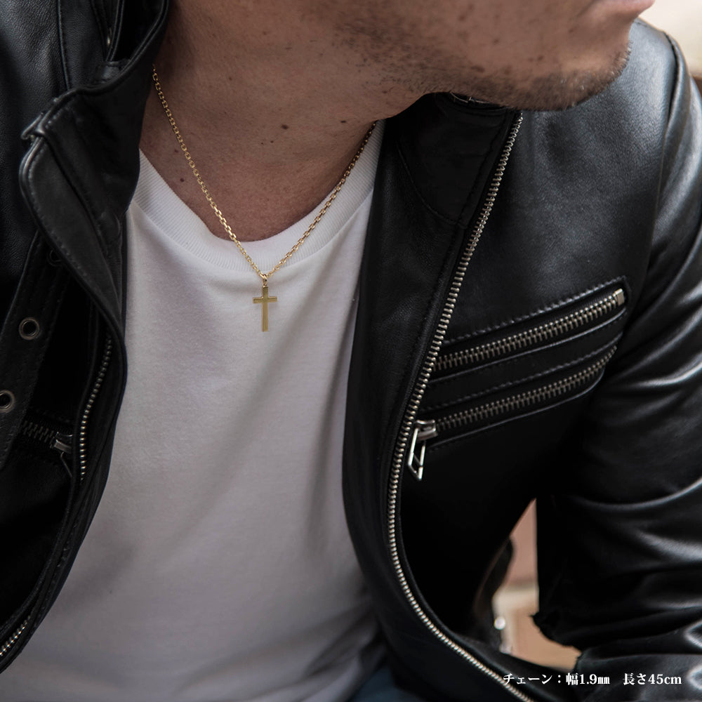 ペンダントトップ クロス 十字架 18金 k18 18k メンズ レディース お守り ゴールド ペンダント【L-CROSS top】