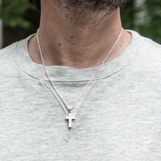 シルバー925のタリスマンクロスネックレス|魔除け・幸運のお守り