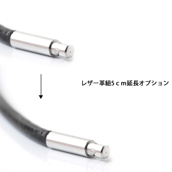 シルバー925 馬蹄 グリーンアゲート レザーネックレス - 大人の品格を纏うお守り