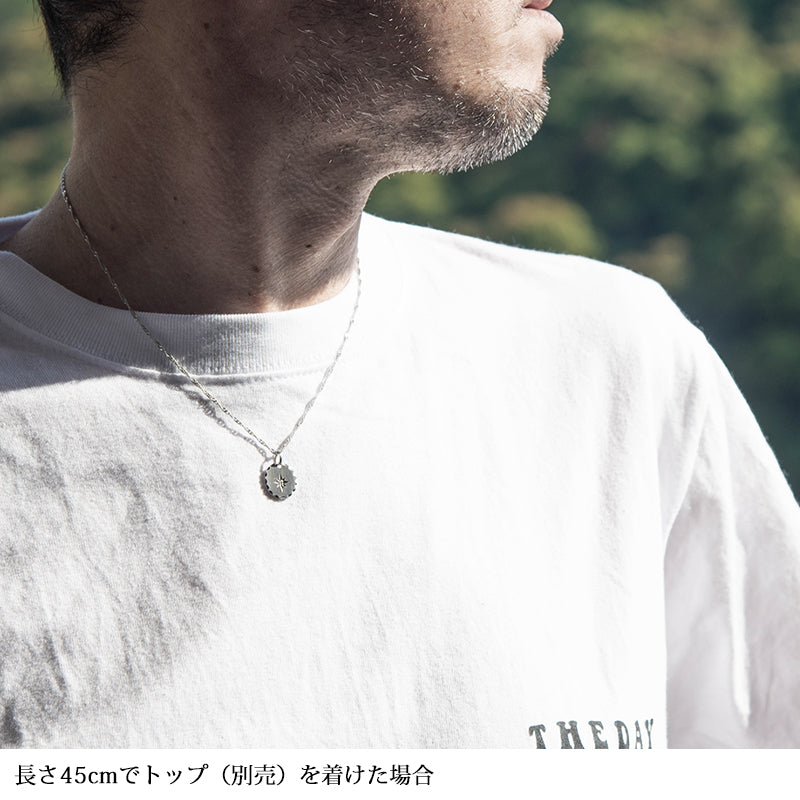 プラチナ 850 ダブル スクリューチェーン チェーン ネックレス 1.9mm 40cm 45cm 50cm 55cm 60cm