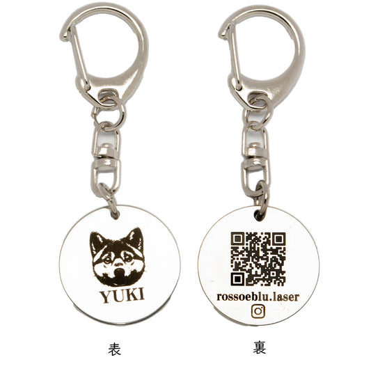 愛犬家必見!犬種の顔が選べるQRコード名刺キーホルダー ペットイベントで大活躍!
