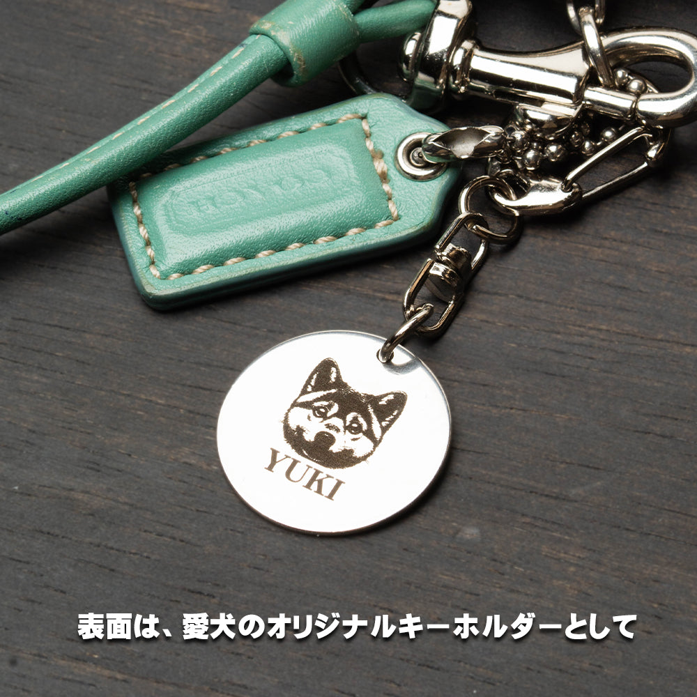 愛犬家必見!犬種の顔が選べるQRコード名刺キーホルダー ペットイベントで大活躍!