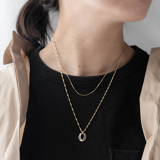 ペンダントトップ 馬蹄 18金 ダイヤモンド k18 18k メンズ レディース ホースシュー お守り ゴールド ペンダント プッシュギフト