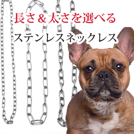 高耐久ステンレス製犬用ネックレス｜錆びない・軽量・スマートな愛犬アクセサリー