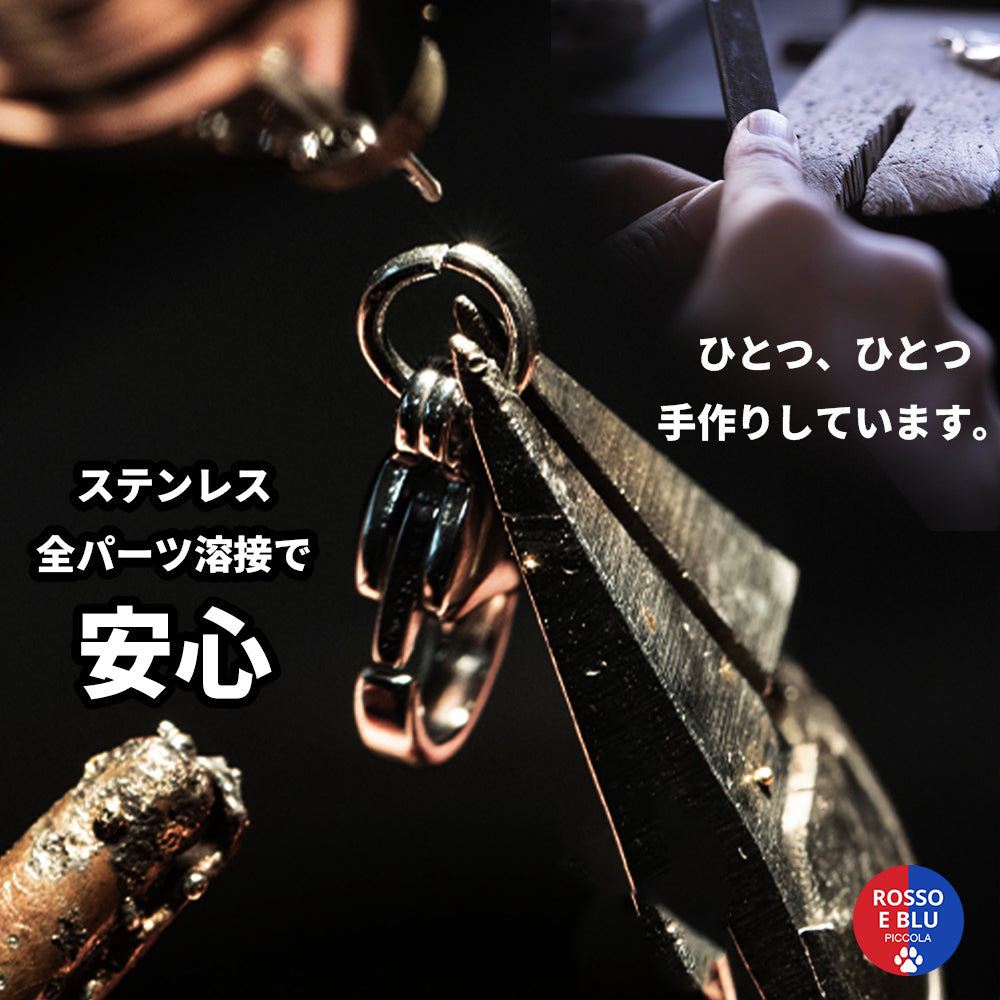 愛犬とおそろいの迷子札ネックレス＆ブレスレット｜軽量・アレルギー