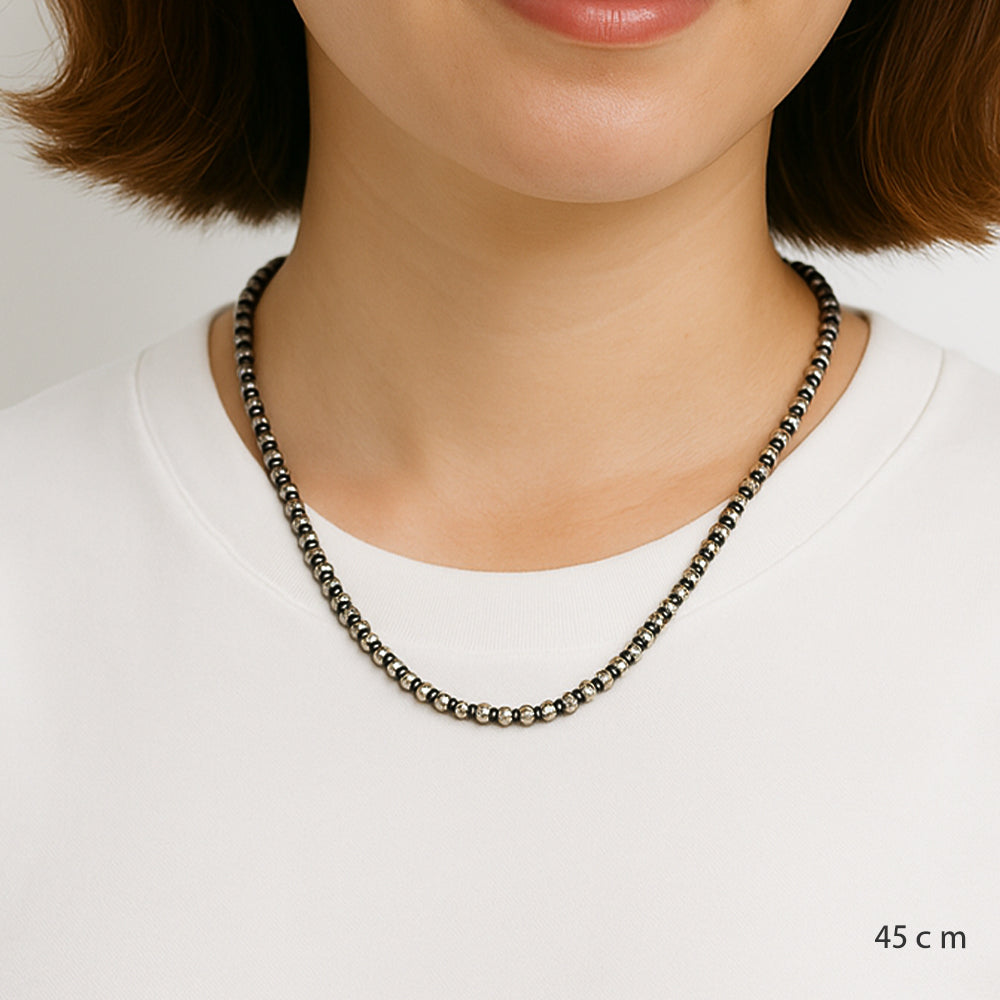 ナバホ パール ネックレス 5mm / 40cm 45cm 50cm シルバー925