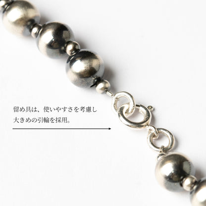 ナバホ パール ネックレス 8ｍｍ シルバー925 |40cm 45cm 50cm