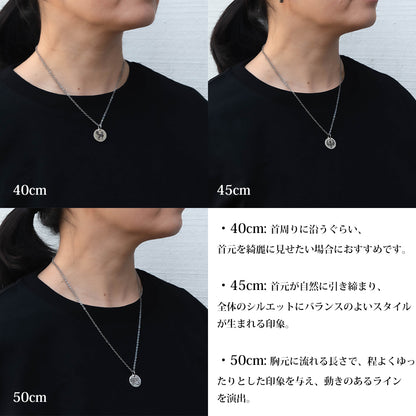 レディース シルバー925 ハンドメイド 選べる 古代エジプト モチーフ ネックレス 小豆チェーン 40cm 45cm 50cm 槌目加工 ペンダント 守護 お守り 洗練 大人 カジュアル デザイン