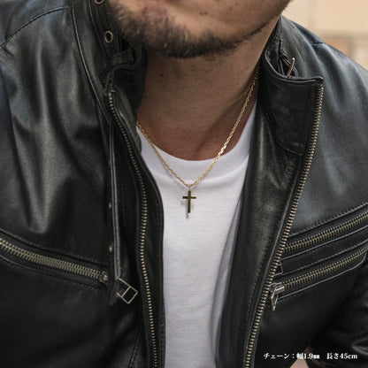 ペンダント ネックレス クロス 十字架 18金  k18 18k メンズ レディース お守り ゴールド【ミニクロスフリー】