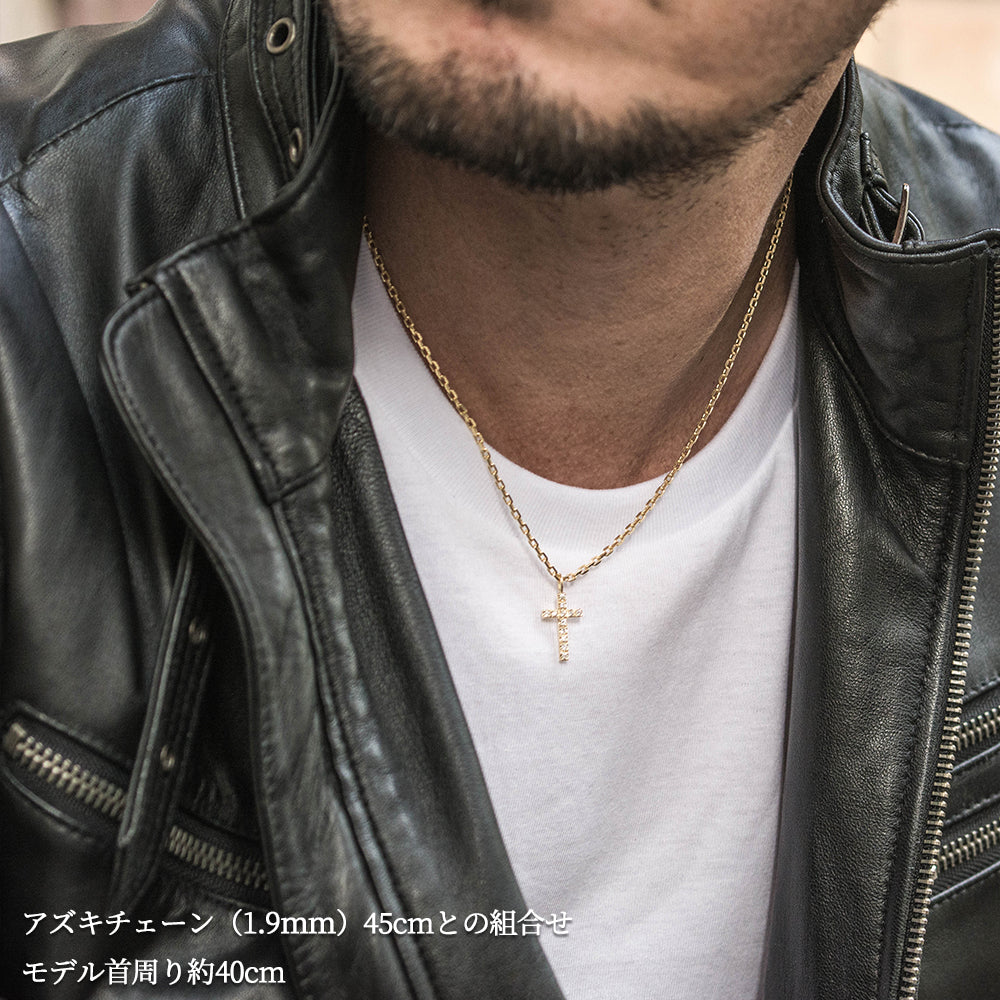 ダイヤモンドのk18クロスペンダントトップ おしゃれな男女兼用ジュエリー お守りにも最適 – rosso e blu jewelry online 本店