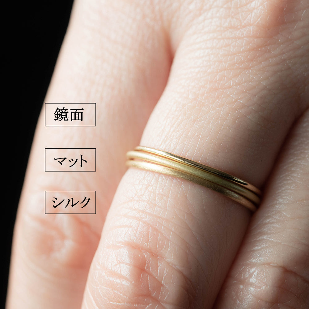 18金製、極細リング、ピンキーから重ねづけまで、0号〜15号、ベビーリングも対応 – rosso e blu jewelry online 本店